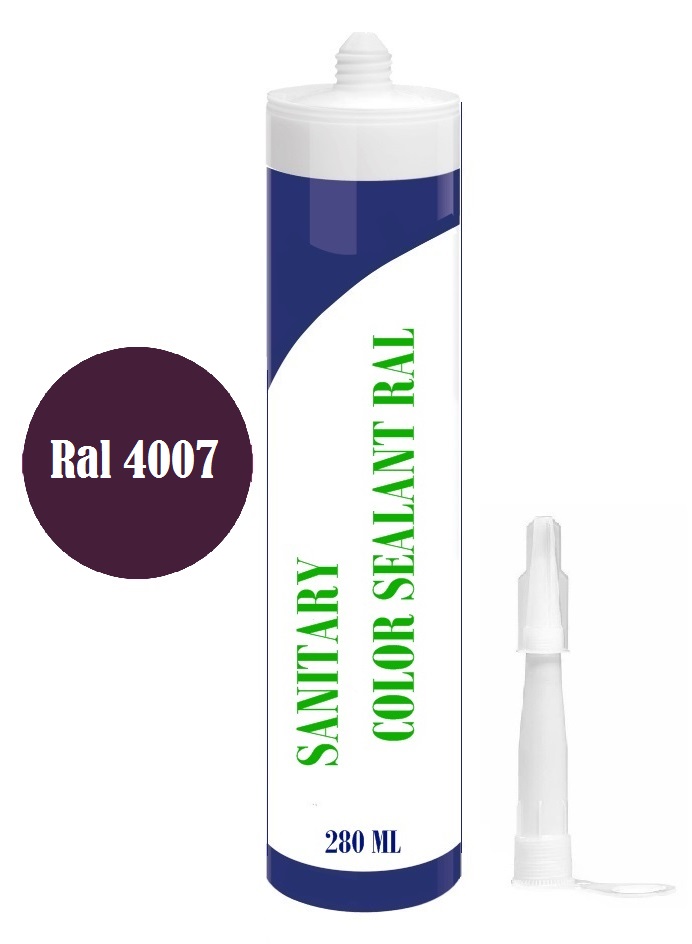 силиконовый цветной герметик ral 4007