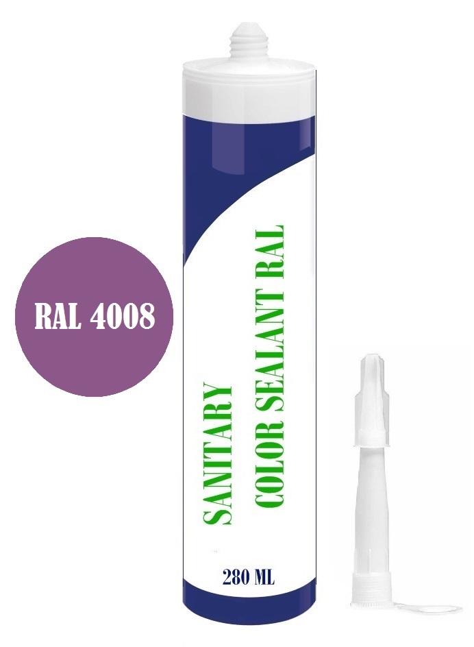 силикон цветной ral 4008